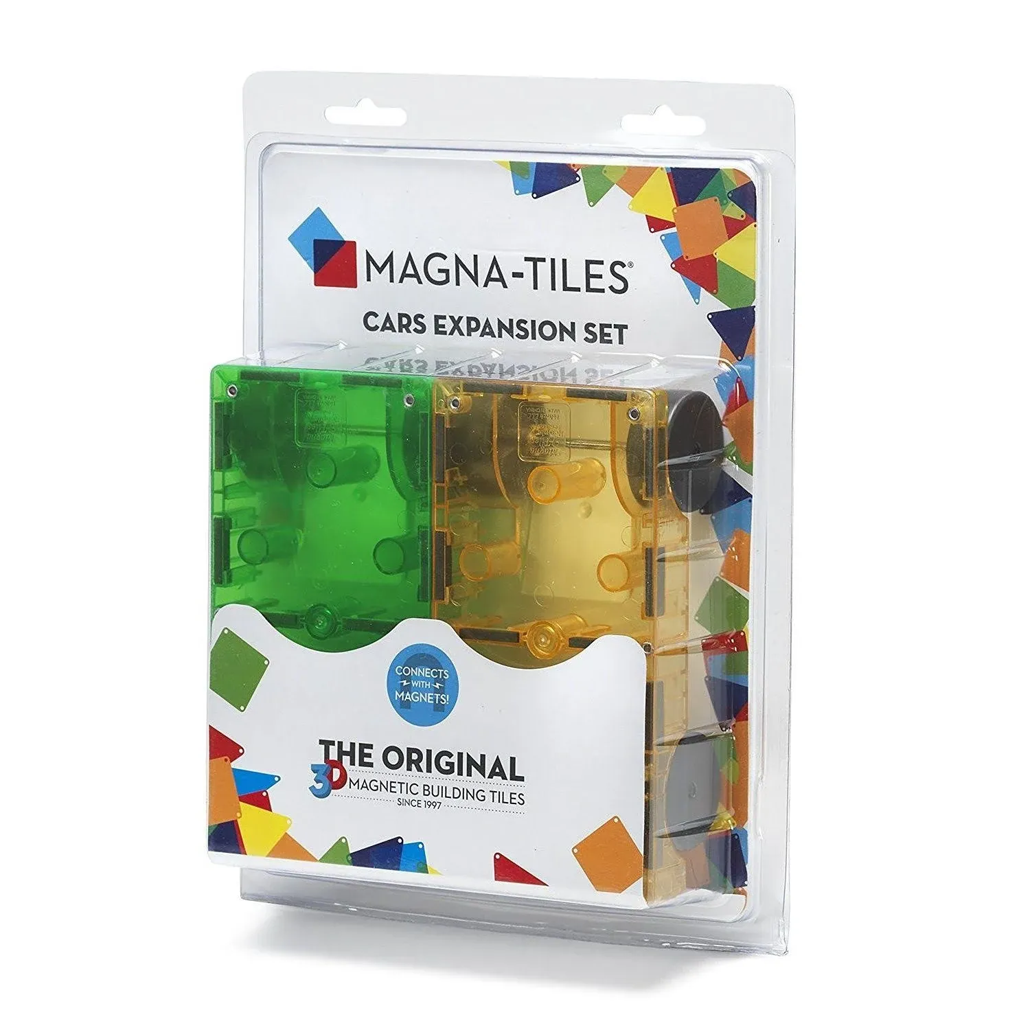 Magna Tiles Cars - 2 Piece Expansion Set