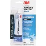 3M Marine Adhesive Sealant 5200 - Black - Permanent 3-Ounce.