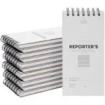 12 Pack Reporters Notebook Spiral Note Pad Journalist Detective 70 Sheets 4X8 In