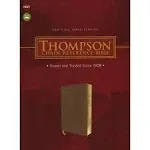 NKJV, Thompson Chain-Reference Bible, Leathersoft, Brown, Red Letter 