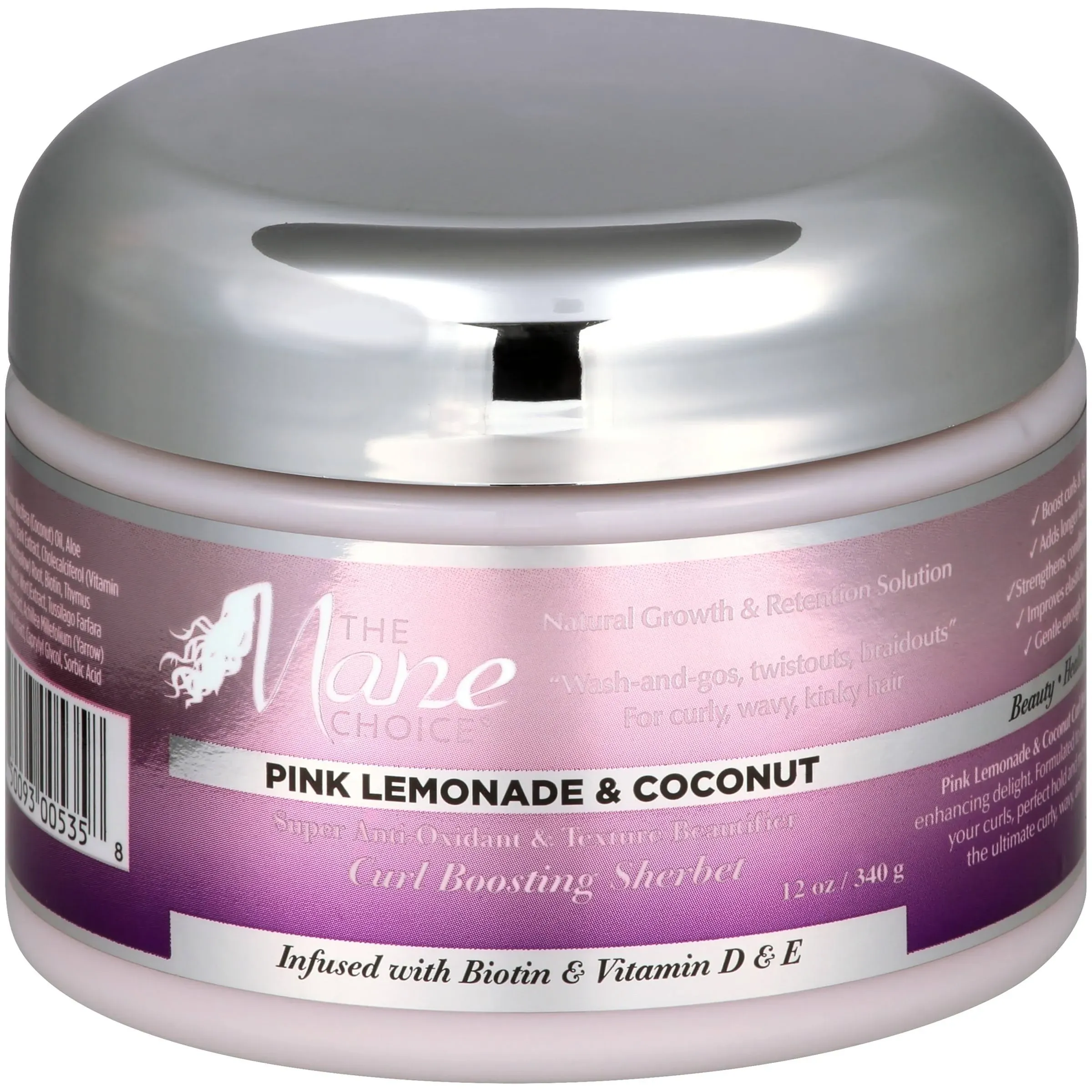 The Mane Choice Pink Lemonade & Coconut Curl Boosting Sherbet 12 oz. -