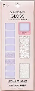 Dashing Diva Gloss Gleam Queen Ultra Shine Gel Palette Nail Strips