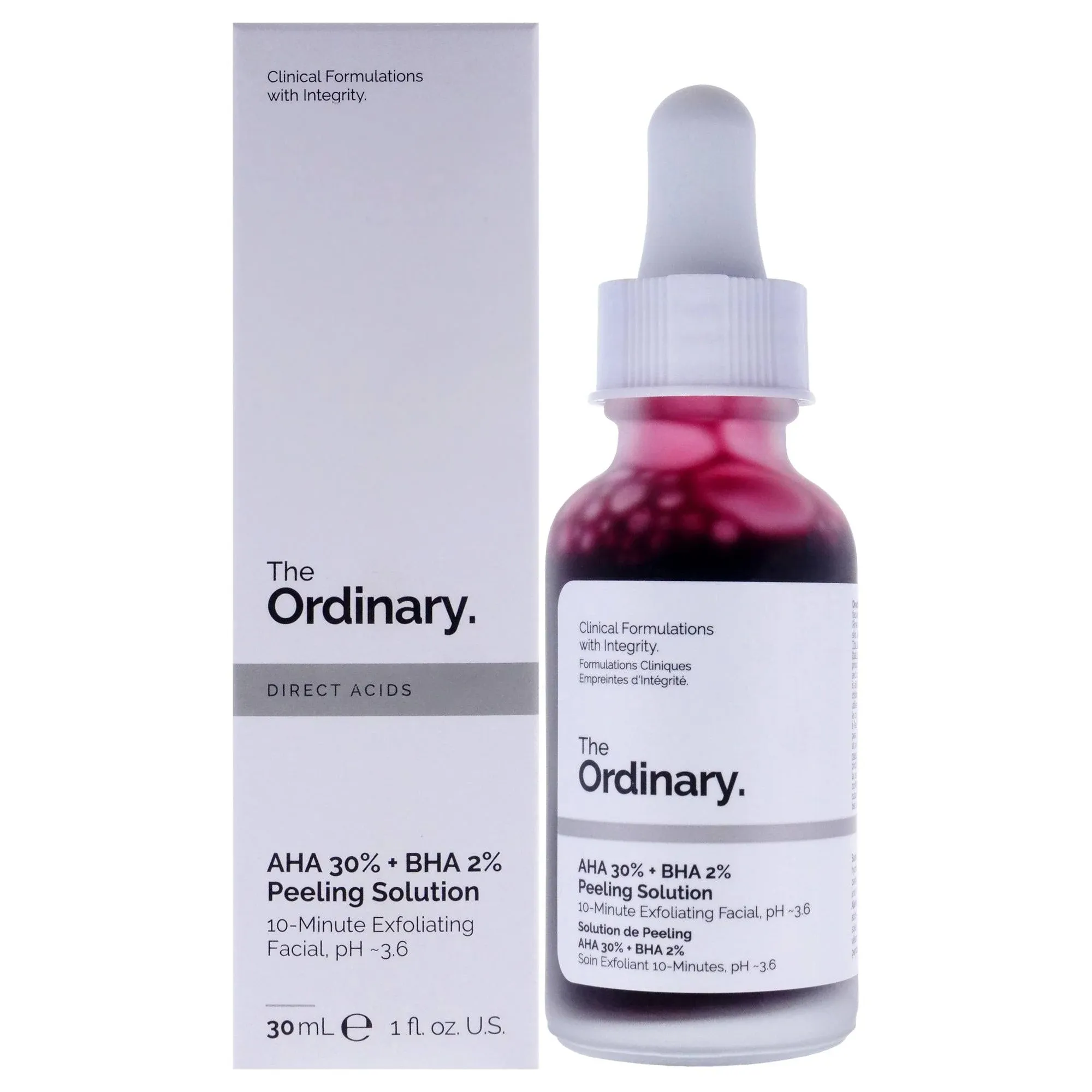 The Ordinary AHA 30% + BHA 2% Peeling Solution - 30 ml