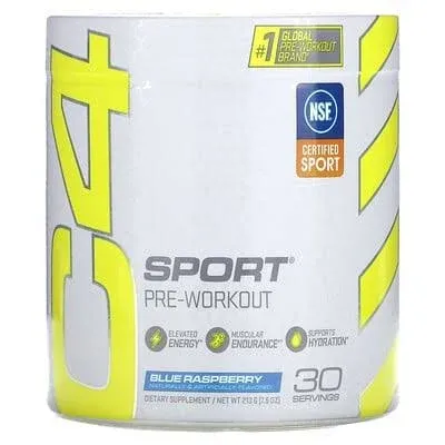 Cellucor C4 Sport Pre-Workout Powder, Fruit Punch - 9.5 oz powder