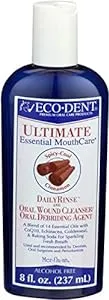 Eco-Dent Dailyrinse Mouthrinse, Cinnamon, 8 Ounce