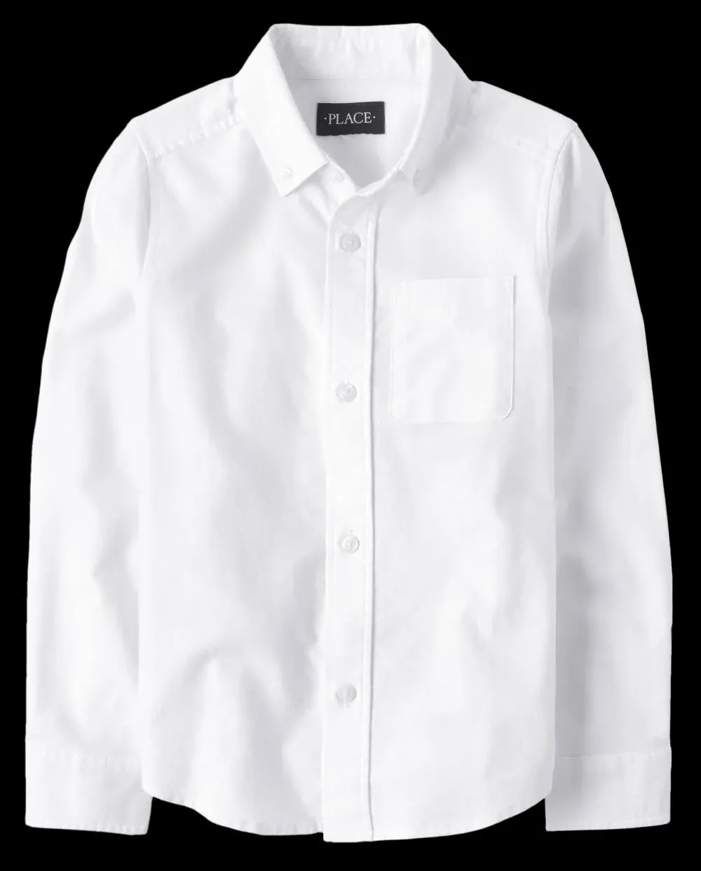 Kids Uniform Oxford Button Down Shirt - White