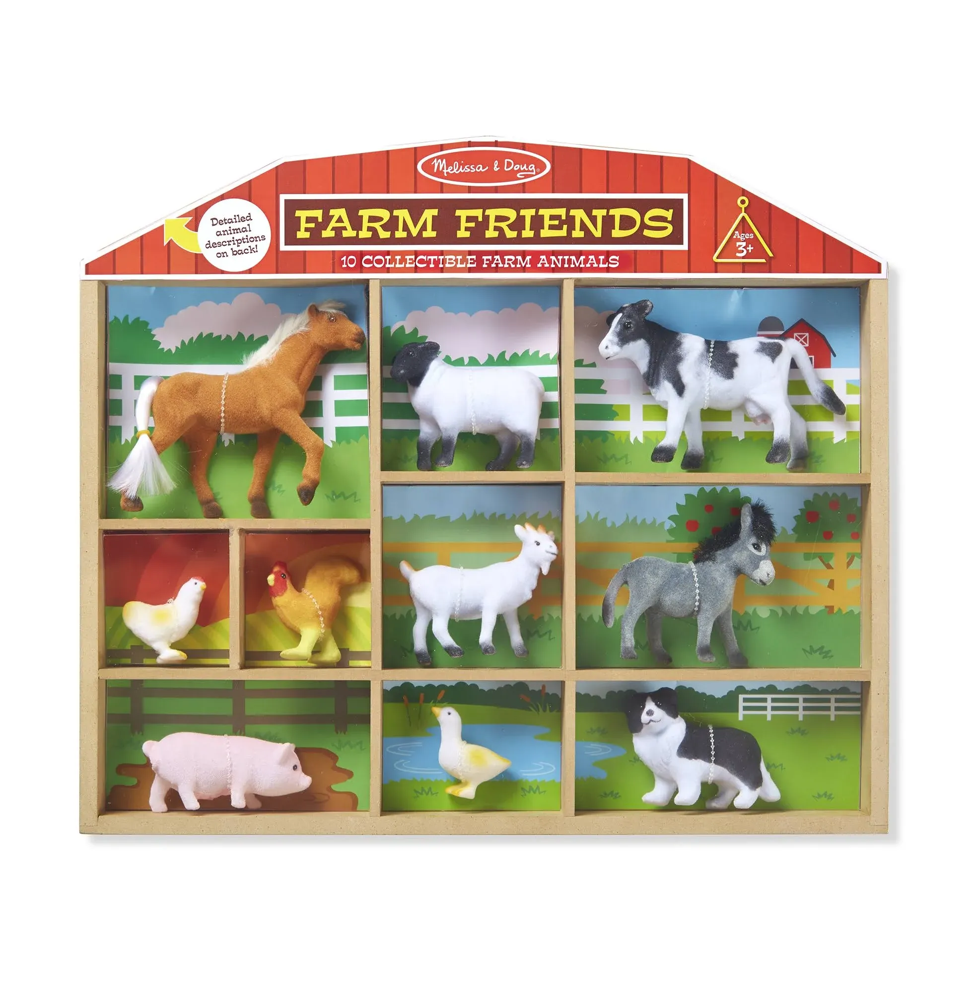 Melissa & Doug  Farm Friends - 10 Collectible Farm Animals