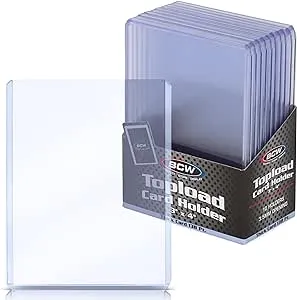 BCW Thick 138PT Card Top Load Holder (Pack of 10), 3 x 4