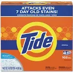 Tide 85006 2-Piece/Carton 143 oz. Box Laundry Detergent Powder - Original Scent