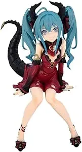 Furyu Good Smile Company Hatsune Miku - Villain Couleur Rouge - Statuette Noodle Stopper 16cm