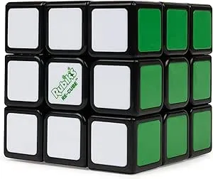 Rubik's Cube, Re-Cube, The Original 3x3 Cube Made with 100% Recycled Plastic 3D Puzzle Fidget Cube Stress Relief Travel Game, for Ages 8+