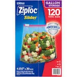 Ziploc Slider Storage Bags 120 ct Gallon