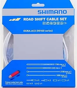 Shimano Dura-Ace R9100 SP41 Polymer-Coated Derailleur Cable Set White