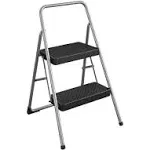 COSCO 2-Step Household Folding Steel Step Stool, ANSI Type 3, 200 lb Weight ..