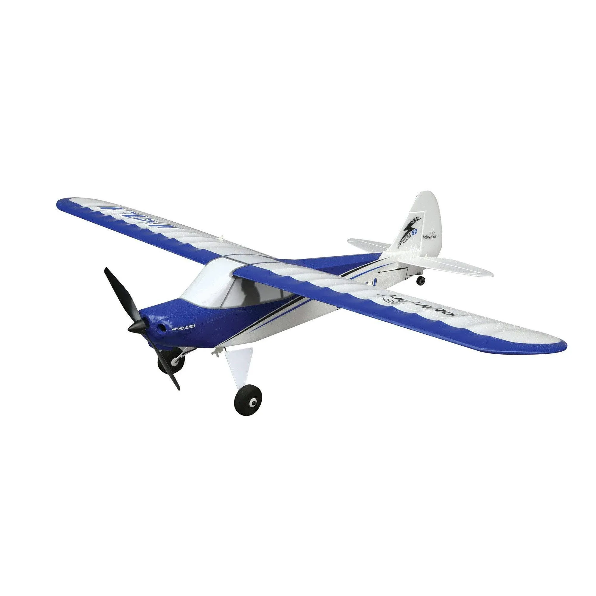 HobbyZone Sport Cub S RC Airplane RTF with SAFE Technology (Includes 6-CH 2.4GHz Transmitter | 150mAh 3.7V LiPo Battery | USB Charger), HBZ4400,Blue