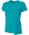 A4 NW3201 Remera de cuello redondo de alto rendimiento para mujeres