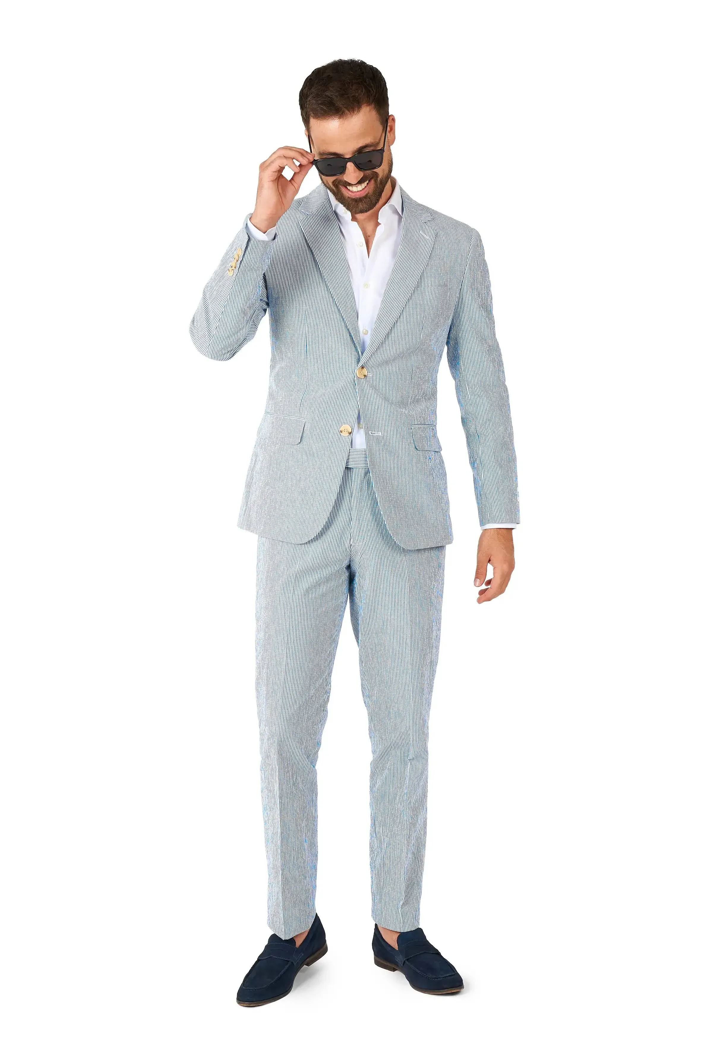 OppoSuits Men's Daily Seersucker Suit