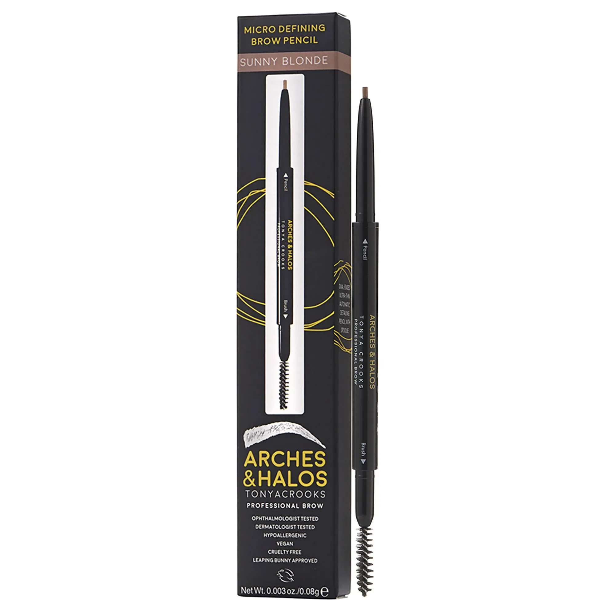 Arches & Halos Brow Pencil, Micro Defining, Sunny Blonde - 0.003 oz