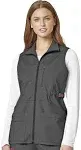 WonderFLEX Utility Zip Fashion Vest - Black Xs