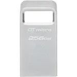 Kingston DTMC3G2/256GB DataTraveler Micro USB Flash Drive, 256GB Storage, USB 3.2 (Gen 1) Type A