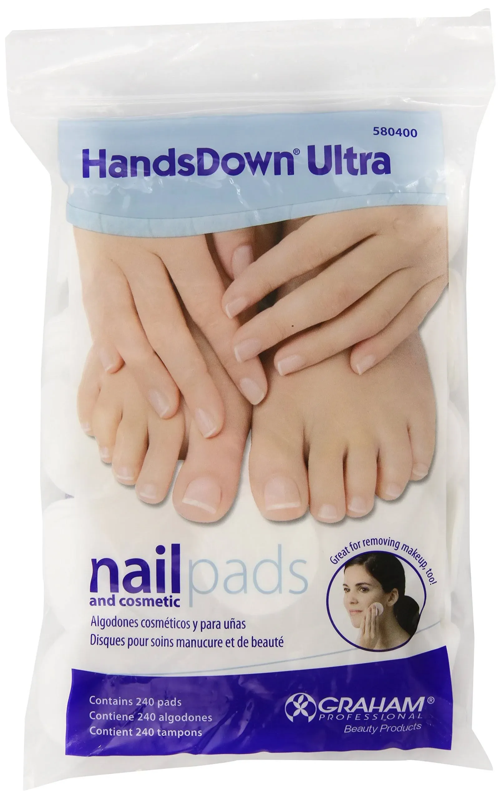 Graham Hands Down Ultra Nail and Cosmetic Pads