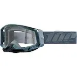 100% Racecraft 2 Battleship Clear Goggles