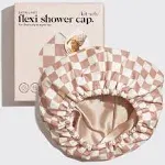 Kitsch Satin Lined Flexi Shower Cap