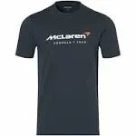 McLaren F1 Men's Core Essentials Logo T-Shirt -Black/White/Papaya/Phan