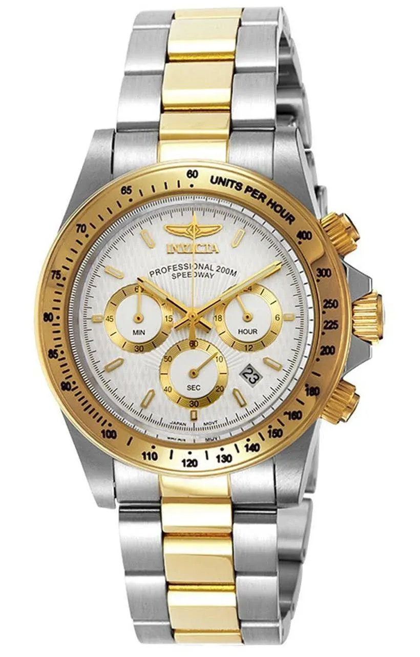 Invicta 9212 Men&#039;s Speedway Two Tone Chronograph SS Watch