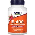 Now Foods - Vitamin-E 400 IU - 100 Softgels