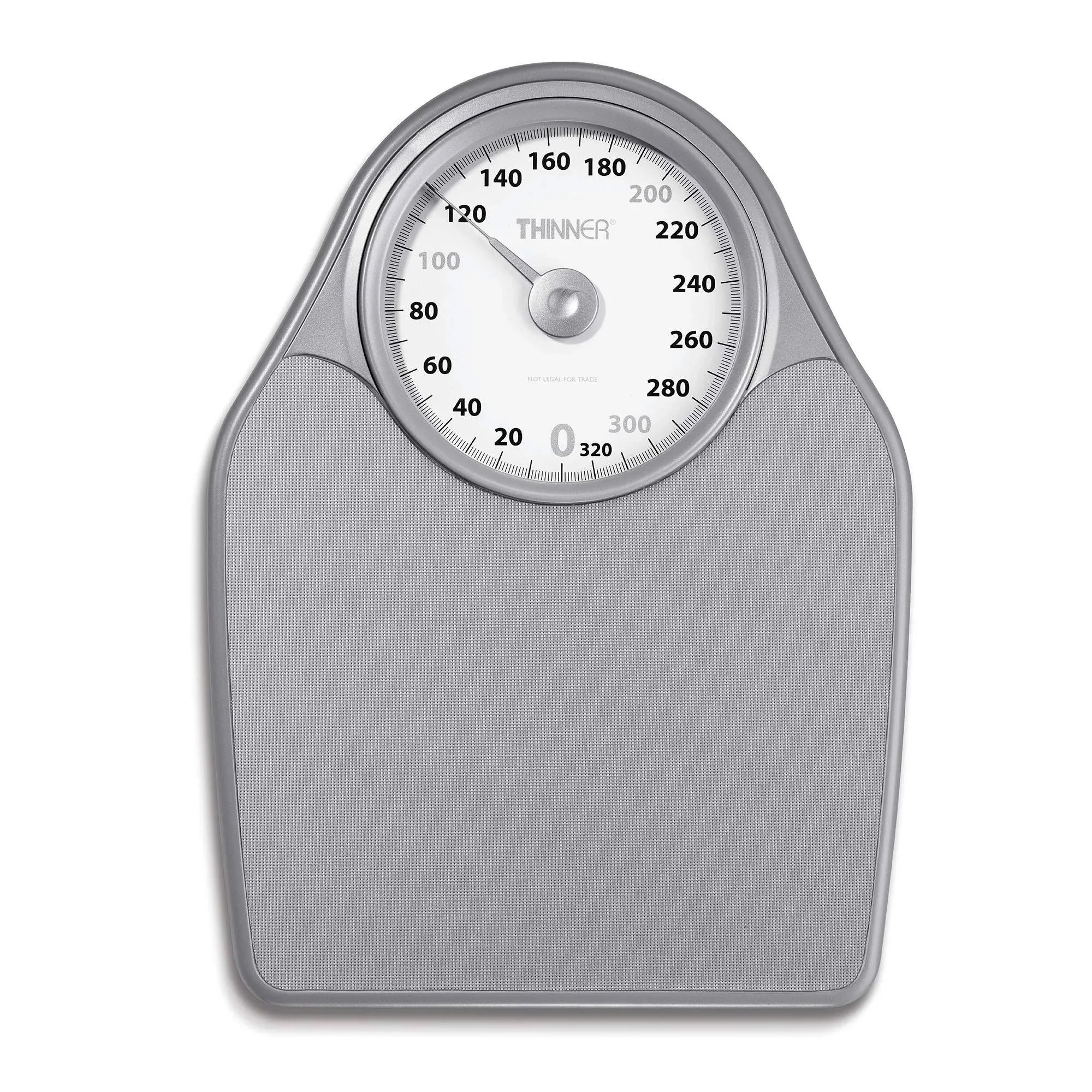 Thinner by Conair Bathroom Scale for Body Weight, Extra-Large Analog Scale Measu