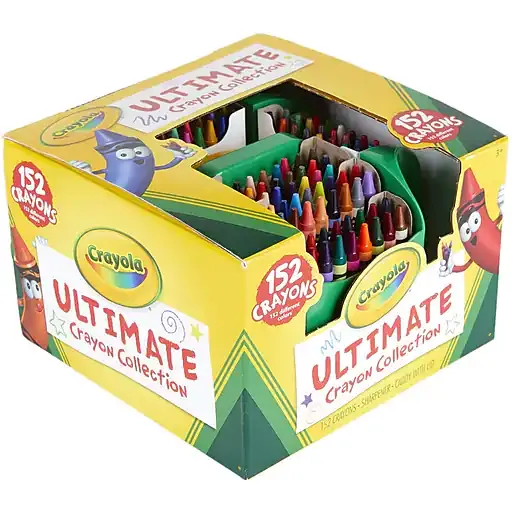 Crayola Colección de Crayones Ultimate 152 Unidades, Regalo Navideño para Niños y Maestros, Artículos Imprescindibles para el Aula