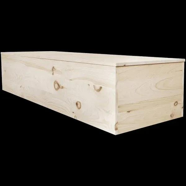 Casket Emporium Jewish Funerals Unfinished Wood Pine Casket