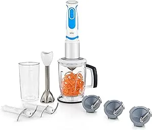 Braun Multiquick Spiralizer 21-Speed Immersion Hand Blender - 5064