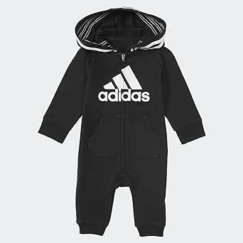 Adidas Size 12M Hooded Coverall in Black