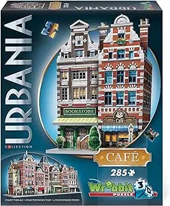 WREBBIT 3D Urbania Collection Café 3D Jigsaw Puzzle (285 Pieces) (W3D-0503)