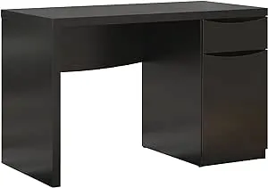 Bush Furniture Montrese Computer Desk, Classic Black