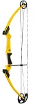 Genesis Original Archery Compound Bow, Adjustable Size, Draw Hand-Left, Yellow