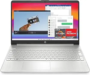 HP 15-ef2025 Ryzen 7 5700u 256GB SSD 8GB 15.6" Win11 Natural Silver