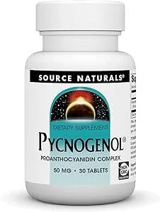 Source Naturals Pycnogenol 50 mg Proanthocyanidin Complex - 30 Tablets