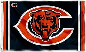 WinCraft Chicago Bears Logos Flag and Banner