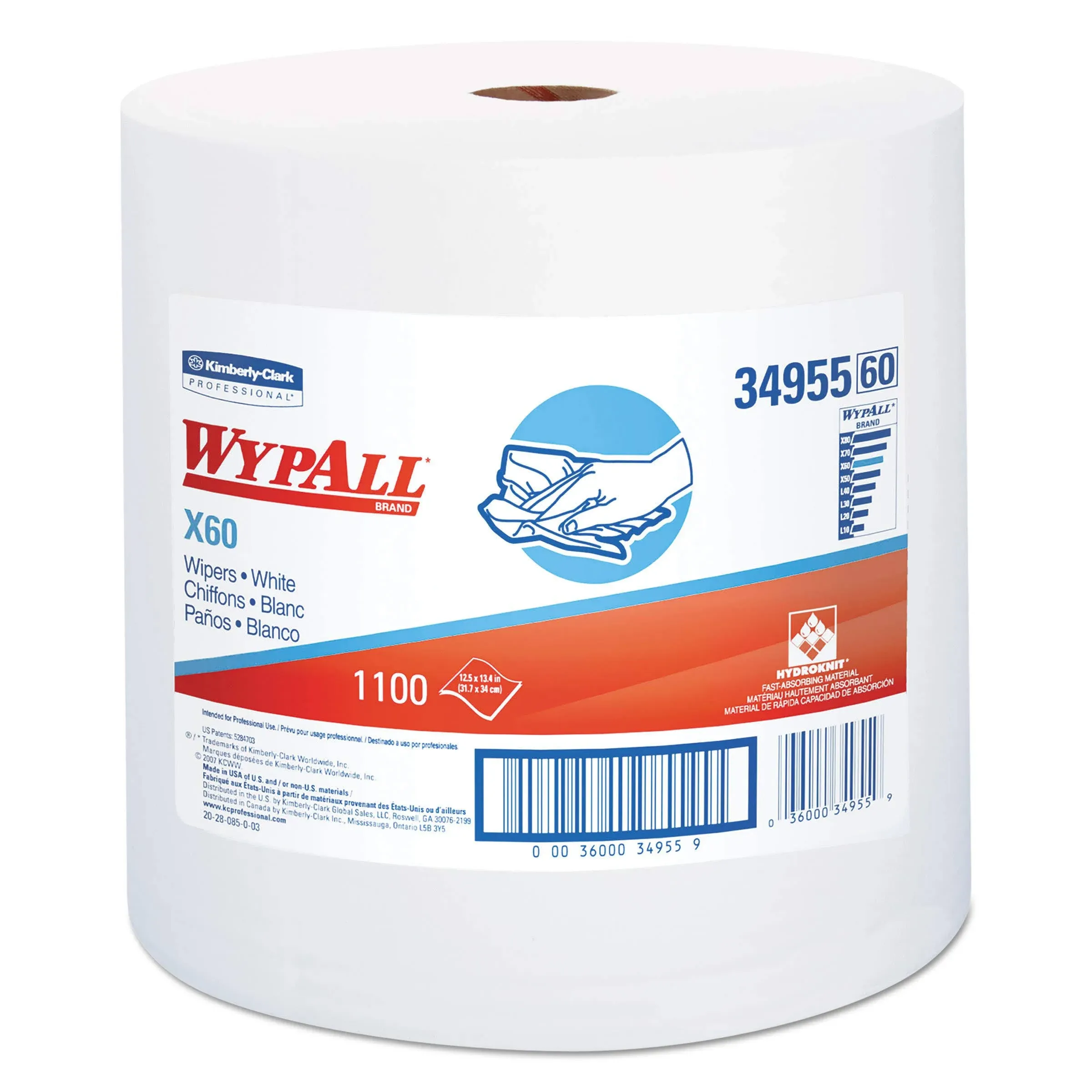 Wypall X60 Jumbo Roll (White)