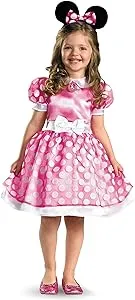 Disguise Toddler Girls' Pink Minnie Mouse  Costume - Size 3T-4T