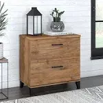 Scranton & Co Furniture Somerset 2 Drawer File Cabinet in Ash Gray