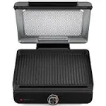 Ninja Sizzle GR100 Smokeless Indoor Grill, 500°F Heat, 14” Nonstick Plate