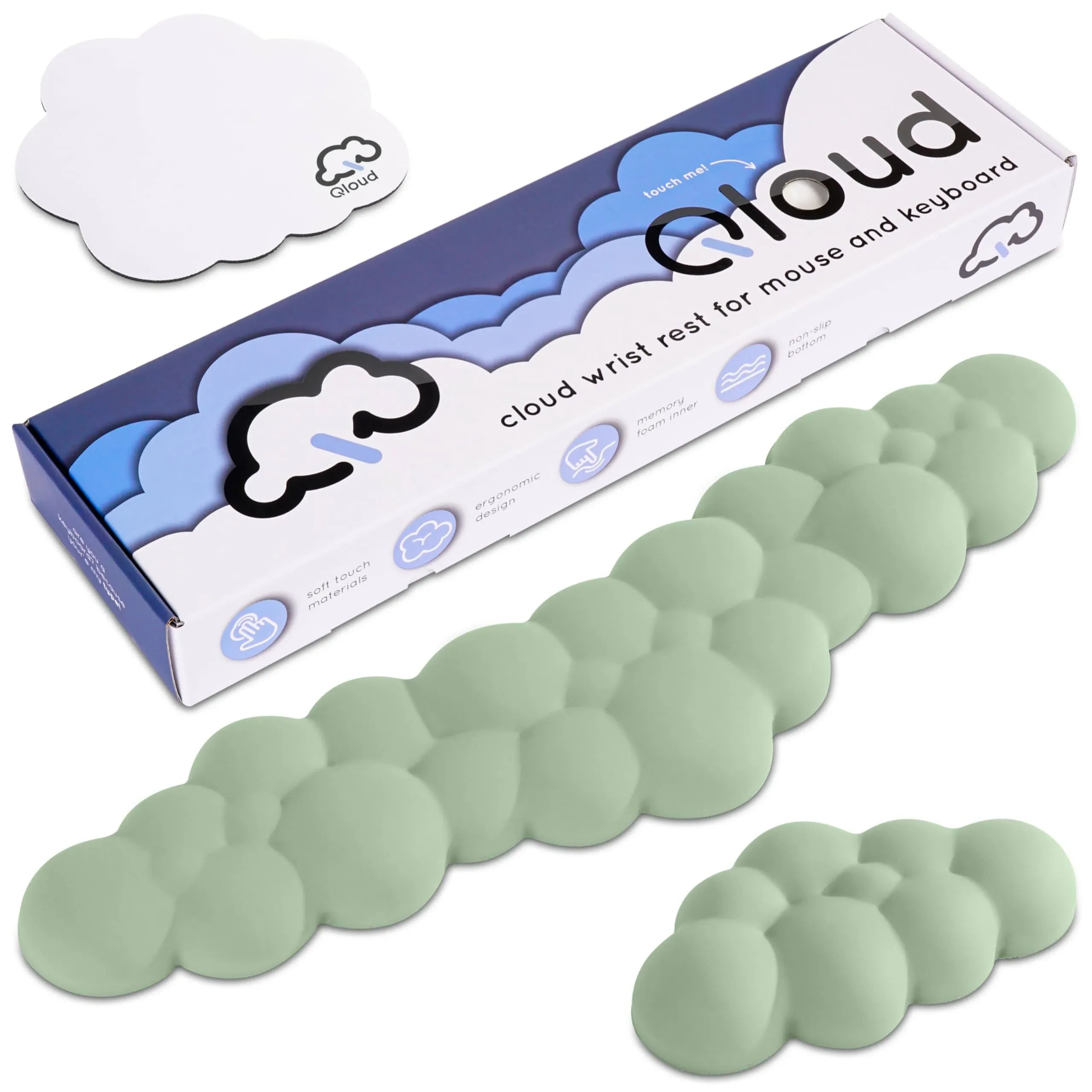 Qloud Cloud Wrist Rest Keyboard