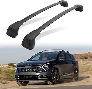 AUXPACBO Upgraded Lockable Cross Bar Fit for 2023 2024 KIA Sportage SX & SX Prestige Anti-Theft Roof Rack Rail Crossbars Luggage Rack Cargo Bar