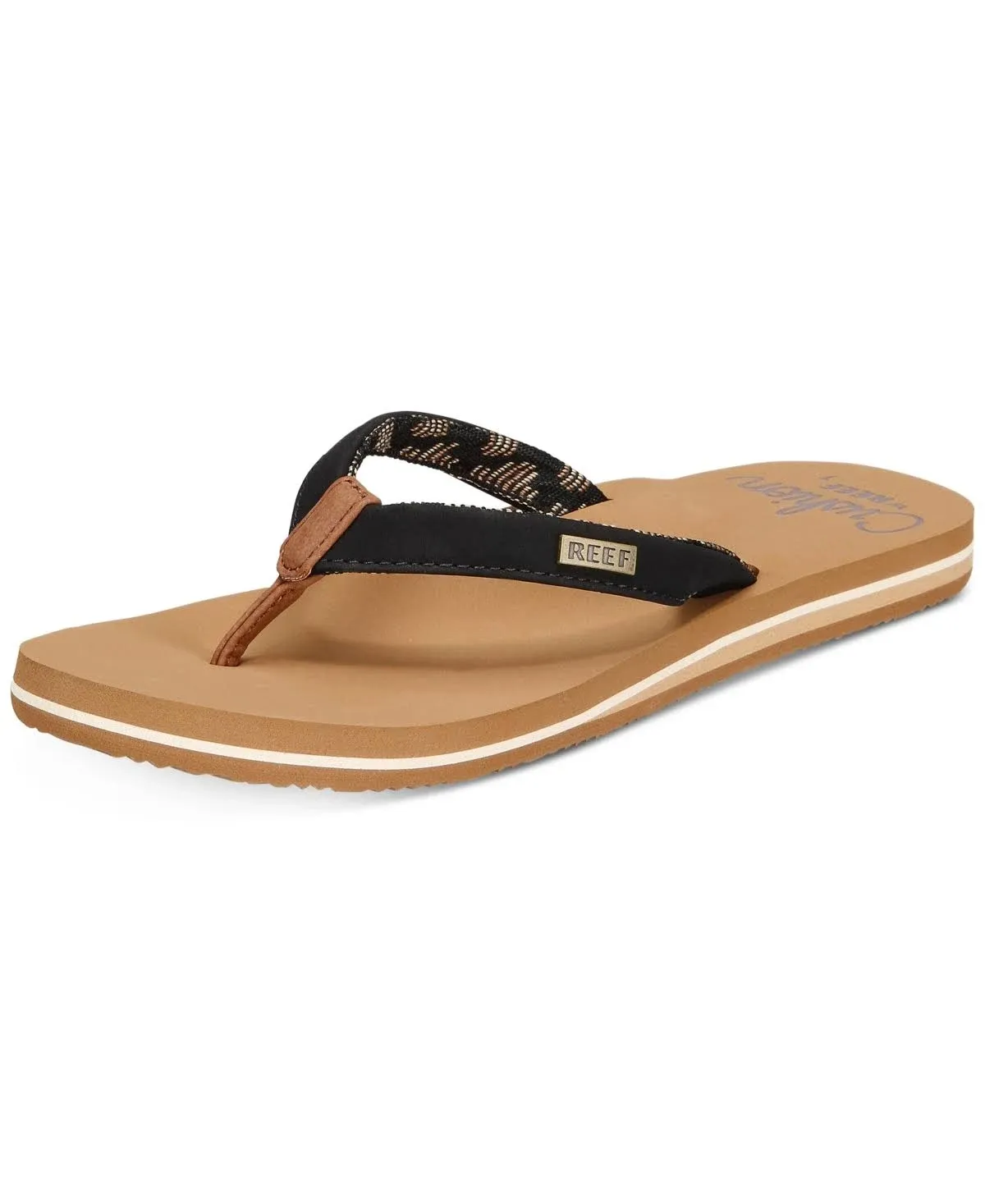 Reef Cushion Sands - Black/Tan / 6