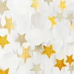 White-Gold Wedding Engagement Party-Decorati<wbr/>ons White-gold Champagne Round-star