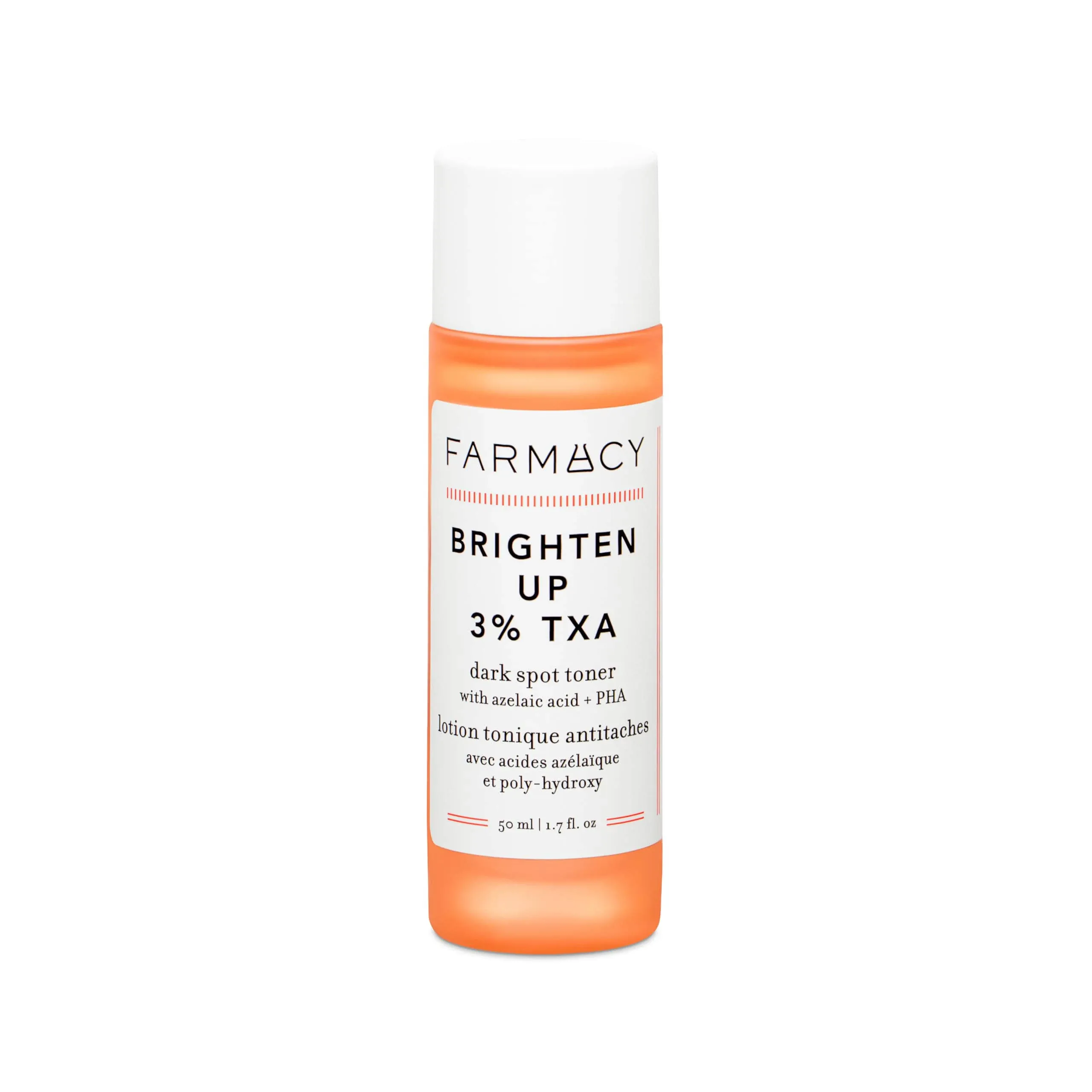 Farmacy TXA Toner 3 % pour le visage - Tonique éclaircissant pour peaux grasses - Exfoliant liquide à l'acide azélaïque + 5 % de PHA pour cibler le teint terne visible + aider à réduire le teint